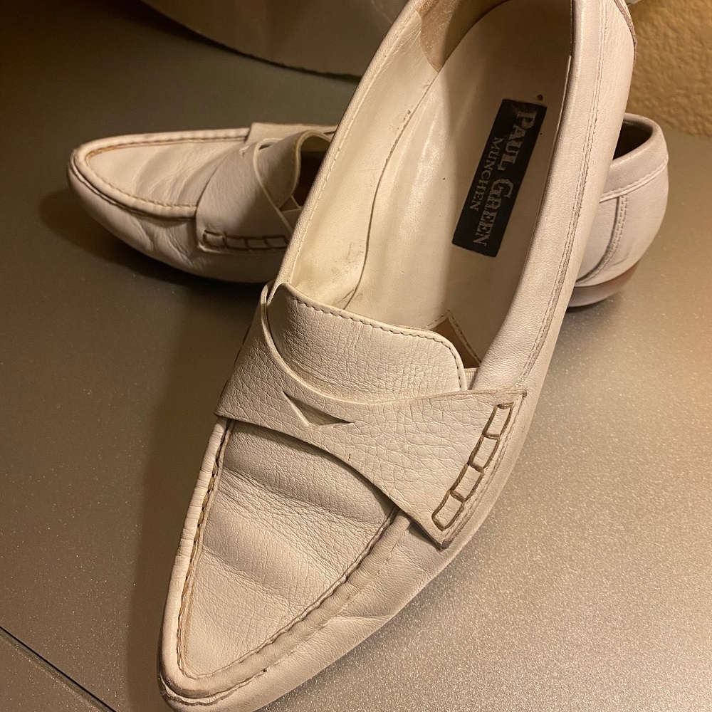 Cream Paul Greene loafer